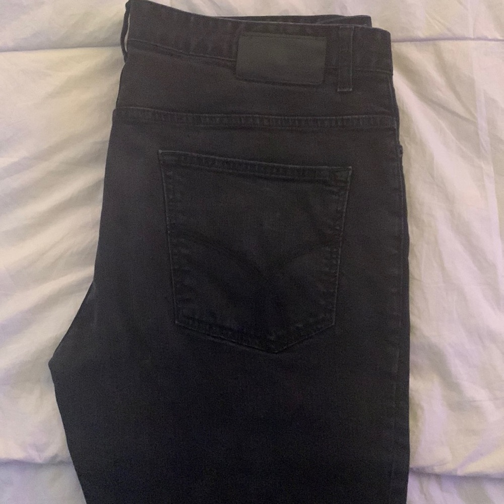 CK one jeans black size 38/32 straight legs